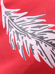 Ericdress Stylish Feather Print Zipper Boys' Jacket img 15