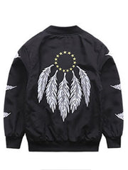 Ericdress Stylish Feather Print Zipper Boys' Jacket img 11