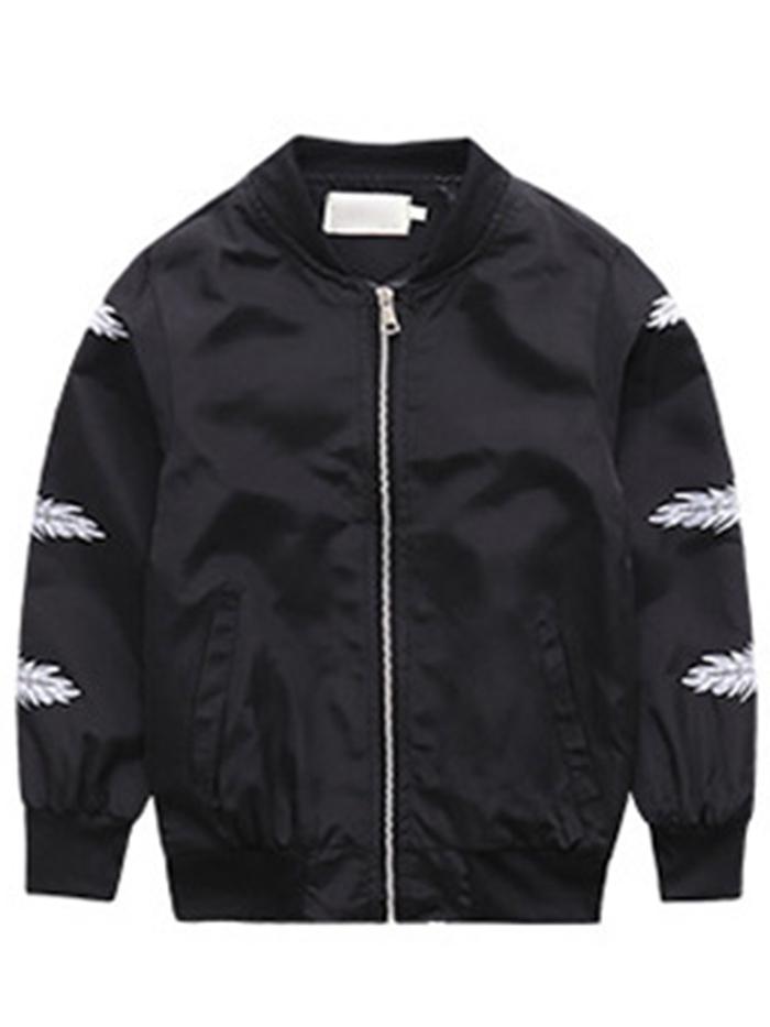 Print Zipper Boys' Jacket