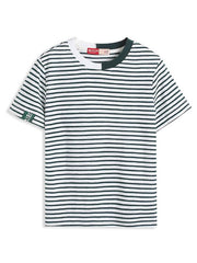 Fashion Stripe Scoop Boy's Summer T Shirt