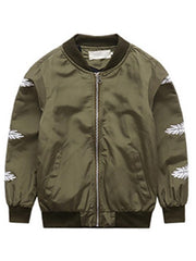 Print Zipper Boys' Jacket