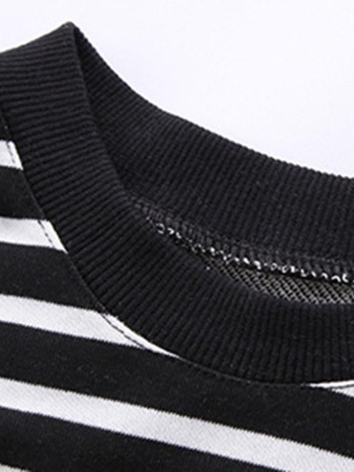 Ericdress Stripped Loose Scoop Boy's Casual Hoodies img 6