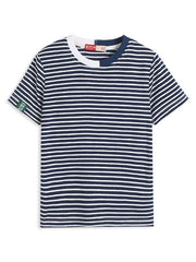 Fashion Stripe Scoop Boy's Summer T Shirt